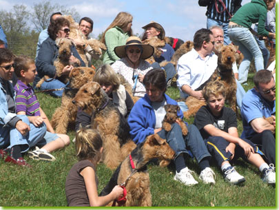 Getting ready for the group shot