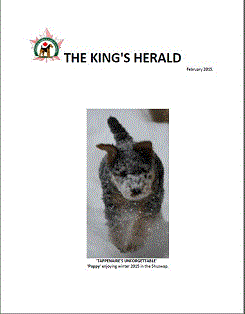 Click here to download the February 2015 issue of The King's Herald.